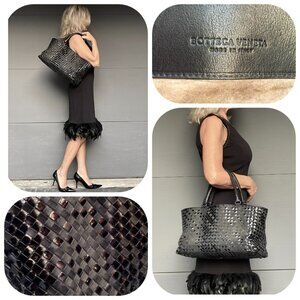 Bottega Veneta Intrecciato Rugiada Shopper Tote